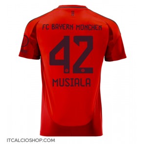 Bayern Munich Jamal Musiala #42 Prima Maglia 2024-25 Manica Corta